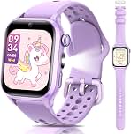 RUXINGX Kids Smart Watch No APP, 1.52" Smart Watch for Kids with Camera,Puzzle Games,Heart Rate, Sleep Monitor,Music Player,Pedometer,Fitness Trackers Smartwatch for Girls Boys Teens 3-12(Black)