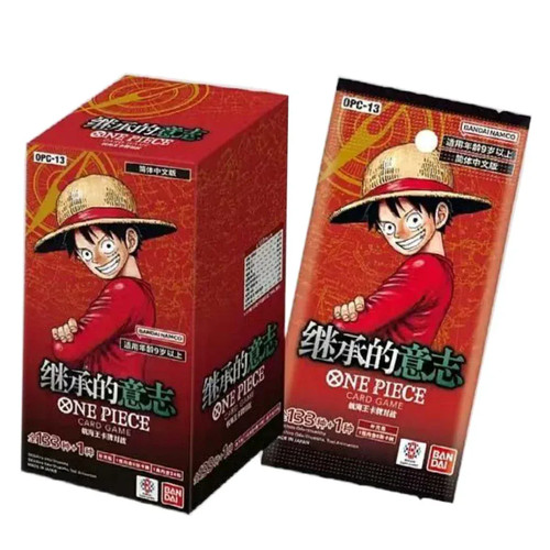 S-Chinese OP-13 Booster Box One Piece TCG Carrying On His Will (OPC-13)