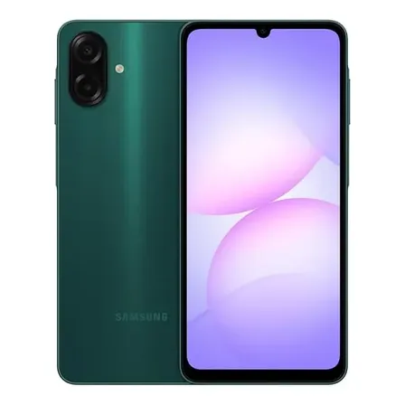 Samsung Galaxy A07 4g 6.7 pulgadas, 64 GB 4 GB de RAM, c&aacute;mara de 50 megap&iacute;xeles, bater&iacute;a de 5000 mah, color verde.