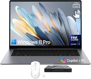 Samsung Galaxy Book6 2026 AI Business Laptop, 16" Touch Screen Copilot+ PC | 2K IPS 120Hz Touchscreen, Intel Core Ultra 7 355, Windows 11 Pro, 16GB LPDDR5X, 1TB SSD, Up to 24 hours Battery Life, Gray