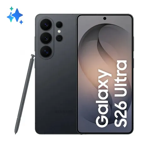 Samsung Galaxy S26 Ultra, 512 gb, 12 gb, c&aacute;mara cu&aacute;druple negra