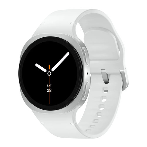 Samsung Galaxy Watch 8 40mm Silver Smartwatch w/Two Chargers SM-L320NZSCXAA 2025