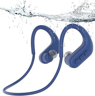 SANOTO Swimming Headphones, in Ear Bone Conduction Earbuds Bluetooth 5.4, IPX8 Waterproof Earbuds Sport, 8G MP3 Player Swimming Earphones, Underwater Headphones for Swim Run Surf Cycle