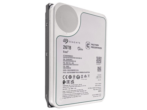 Seagate Exos ST26000NM001C 26TB CMR 7200RPM SATA6Gb/s 3.5" Enterprise Hard Drive