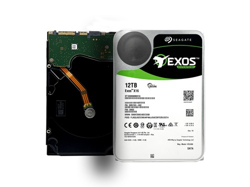Seagate Exos X16 ST12000NM001G 12TB 256MB 7200RPM 3.5" SATA 6Gb/s Enterprise HDD