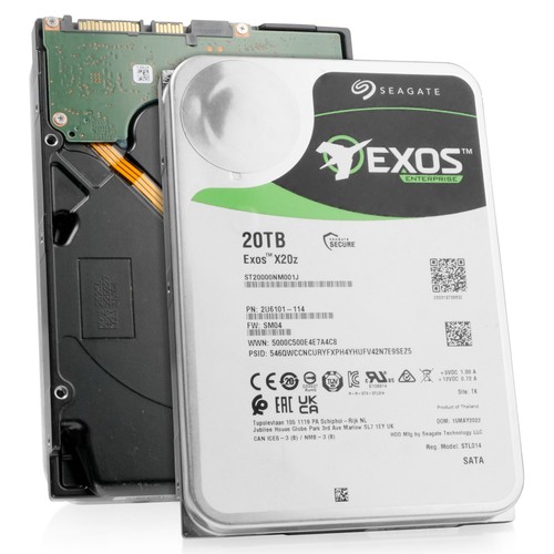 Seagate X20z 20TB ST20000NM001J 7.2K RPM SATA 6Gb/s Host Managed SMR 3.5" HDD
