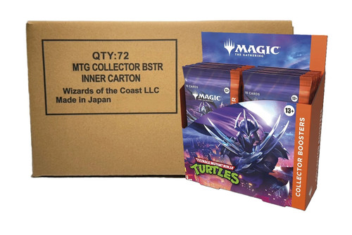 SEALED CASE! 6x Collector Booster Box Teenage Mutant Ninja Turtles TMT MTG