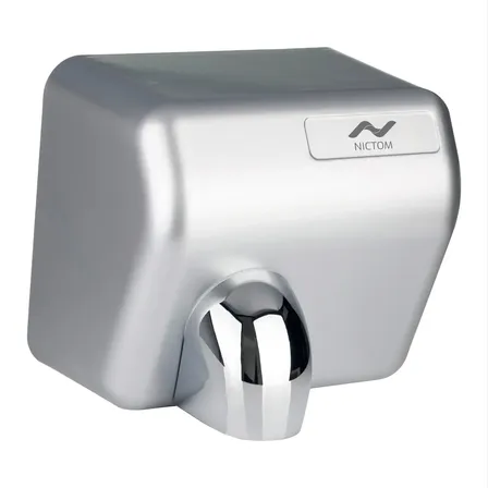 Secador De Mano Autom&aacute;tico Nictom Sdm03 Sensor Y Corte Automatico 2300w Plateado