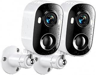 Security Cameras Wireless Outdoor, 2K Battery AI Motion Detection