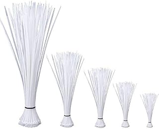 Self Locking Nylon Cable Zip Ties,4 6 8 10 12 Inches,Width 0.16inch,500Pcs HeavyDuty Wire Tie Wraps for Home,Office,Garden,Garage,Workshop (White)