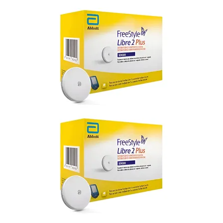 Sensor Freestyle Libre Plus  2  | Combo X 2 Unidades Amarillo