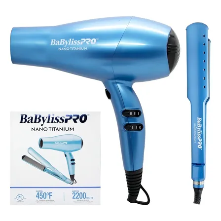 Set Babyliss Planchita De Pelo Alisados + Secador 2200w BNTBLPP41AR