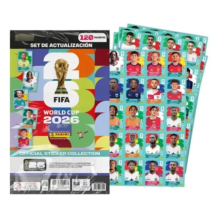 Set De Actualizaci&oacute;n Panini Copa Mundial Fifa 2026 Copa Mundial Fifa 2026