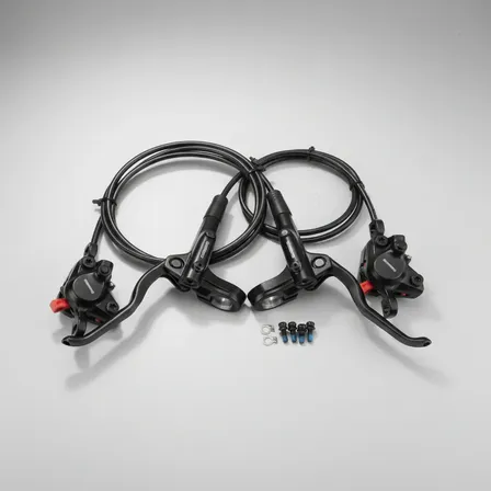 Set Frenos Hidr&aacute;ulicos Shimano Mt200 Bicicleta Mtb Kit Par