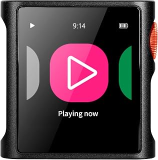 SHANLING M0 Pura Hi-Res MP3 Music Player with Bluetooth 5.0,Portable Digital Audio Player DAP Player, 2X CS43131 DAC,APP Control,LDAC/SBC/AAC,3.5mm/Type-C Jack,384kHz /32bit,250mW@32&Omega;,MTouch OS, Black