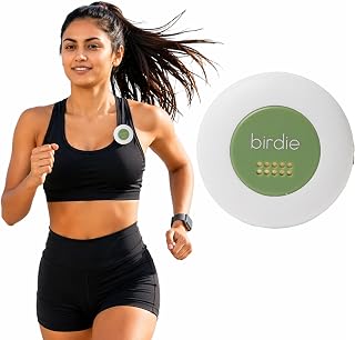 She's Birdie - The Original Personal Safety Alarm Disc for Bikes, Hikes, and Late Nights - Loud Siren, LED Light for Extra Visibility, Rechargeable, Handsfree, Lightweight, Water Resistant (Forest)