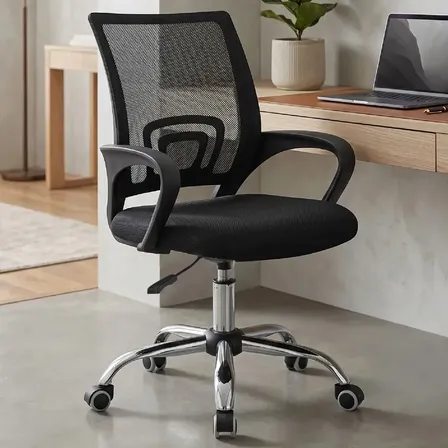Silla Oficina Dyvan Escritorio Ergonomicas Tela Mesh Ruedas Negro Mesh