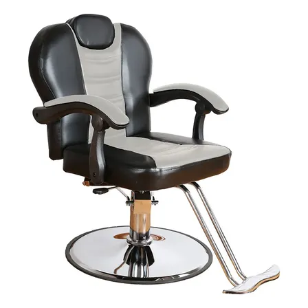 Sillon Barbero , Silla Barberia Peluqueria Idraulico Rec Blanco Reclinable Redonda