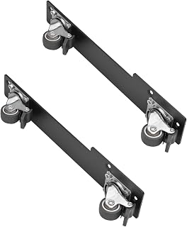 Silverstone Technology RAC-SRW-002 Set of 2 Linked Caster Wheel Assemblies for Silverstone RM600 / RM61-312, SST-RAC-SRW-002