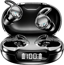 Sleep Buds for Side Sleepers - Ultra Comfortable Mini Noise Cancelling Sleep Earbuds for Sleeping & Snoring, Invisible Sleep Pod & Ear Plugs for Night & Rest - Crystal Black