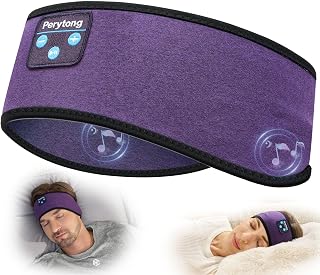 Sleep Headphones Bluetooth Headband - Fall Asleep in Your Favorite Tunes with 14H Playtime, HD Stereo for Side Sleepers, Workout, Yoga & Travel - The Gift for Men & Women Who Love Music & Comfort