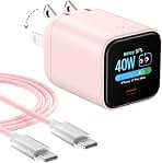 Smart Charging Butler&ndash;45W GaN Display Fast Charger with 6.6ft C-to-C Cable