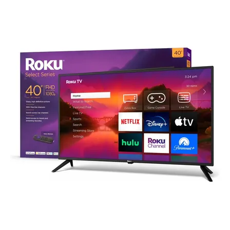 Smart Tv DB40 Led 40 Pulgadas Hd Negro Roku Noblex