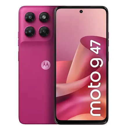 Smartphone Motorola Moto G47 5g, 256 GB, 12 GB (4 GB de Ram + 8 GB de Ram Boost), c&aacute;mara Sony Lytia 600 de 50 MP, pantalla FHD+ de 120 Hz, rosa