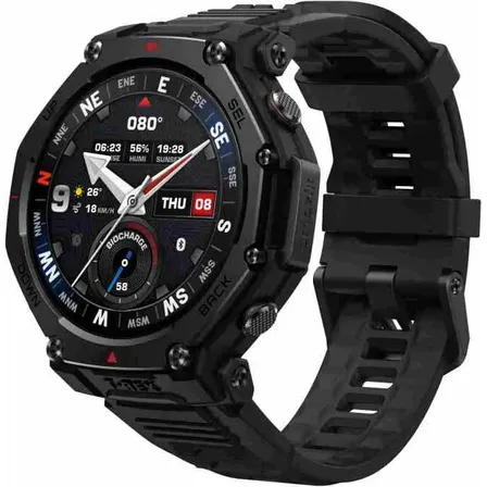 Smartwach Amazfit T-rex 3 Pro 48mm Militar GPS Mapas Offline AMOLED 3000 Nits Cristal Zafiro Titanio 10 ATM Sumergible Buceo Linterna LED 180 Modos Bateria 25 Dias Asistente IA Zepp Flow 2026 garmin