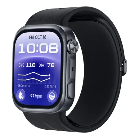 Smartwatch HUAWEI WATCH D3 Reloj Inteligente, 1.92" Monitoreo Ambulatorio de la Presi&oacute;n Arterial, Gesti&oacute;n integral de la salud, Dise&ntilde;o delgado y c&oacute;modo de llevar,ECG, NFC, Android y iOS, Negro