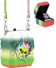 Soft Silicone Case for Bitzee Magicals Interactive Toy Digital Pet, Shockproof and Protective Carrying Case for Bitzee Magicals Virtual Electronic Pets with Lanyard (Mint Green)