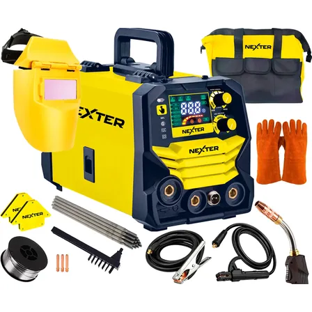 Soldadora Inverter 160a Mig Tig Mma Nexter Nxt-smig160 Azul