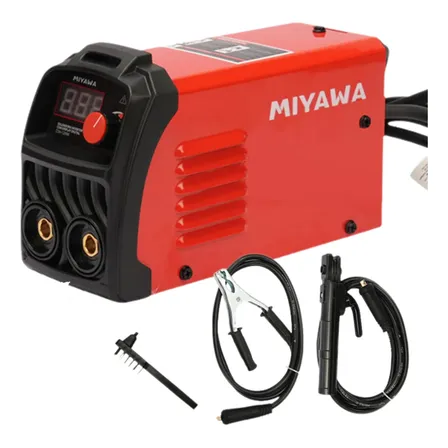 Soldadora Inverter Electrica Inverter 120amp Igbt Anti Stick Rojo