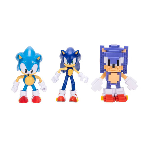 Sonic 35th Anniversary 4" Action Figure - 3 Pack