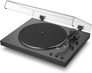 Sony PS-LX3BT Wireless Bluetooth Turntable (2026 Model) : Fully Automatic Belt Drive Vinyl Record Player with Built-in Phono EQ, Black