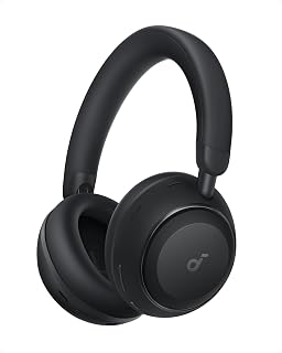 Soundcore Space 2 by Anker, Active Noise Cancelling Headphones, Comfortable Fit, 50H Playtime, LDAC Hi-Res Wireless Audio, Dual Connection, Clear Calls, Bluetooth 6.1, Nap Mode, Wearing Detection