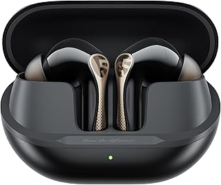 SoundPEATS Air5 Pro+ Wireless Earbuds, LDAC & aptX Lossless, xMEMS Warm Treble Hi-Res Audio, Hybrid Driver Earbuds with 10mm Composite Speaker, 55dB AI Adaptive ANC, Bluetooth 5.4, Weightless Comfort
