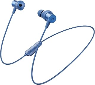 SoundPEATS Q40 HD Sports Neckband Headphones with LDAC Hi-Res Audio & Bluetooth 6.0 Stable Connection, IP67 Waterproof Wireless Earbuds, 20H Playtime for Running Gym, Fast Charge Dual Pairing,Black