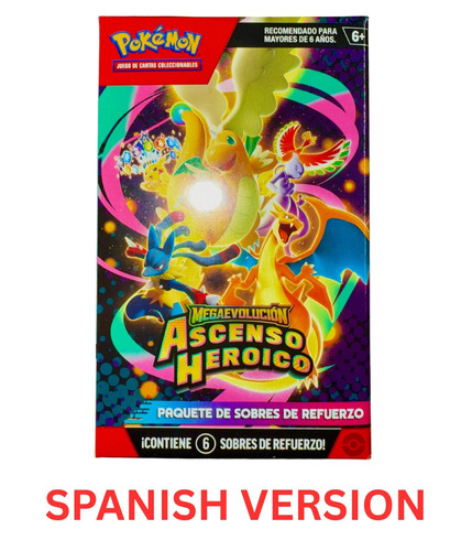 Spanish Booster Bundle Ascended Heroes ME2.5 Pokemon TCG