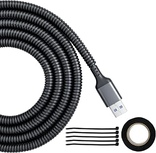 Split Wire Loom Tubing, 10ft 1/4inch Heat Resistance Wire Protector
