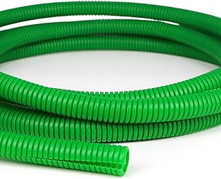 Split Wire Loom Tubing,10,25ft Cord Protectors from Pets No Chew, Flexible Wire Covers Cord Protectors, Protective Split Cable Sleeve for Automotive Home Industrial Wires(Black, 0.51inch-25ft)