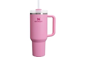 STANLEY Quencher H2.0 Tumbler with Handle and Straw 30 oz | Flowstate 3-Position Lid | Cup Holder Compatible for Travel | Insulated Stainless Steel Cup | BPA-Free | Rose Quartz 2.0