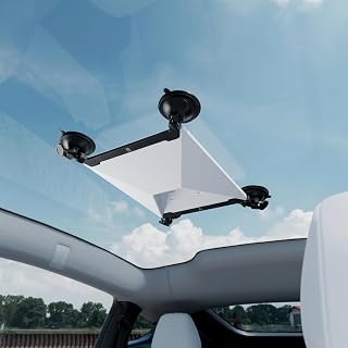 Starlink Mini Roof Mount &ndash; Suction Cup Bracket for Cars, RVs, Boats & Trucks &ndash; Carbon Steel Frame, Anti-Scratch Velvet Lining, Tool-Free Install for Mobile Internet On The Go