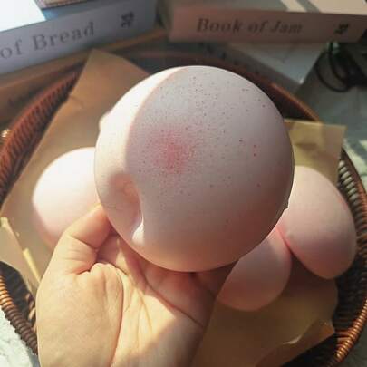 Sticky Bottom Bun Squishy Slow Rebound Squeeze Toy - Stress Relief Squeeze Series - Super Soft Slow Rebound Texture, Rebound Stress Relief Design, Portable Desk Stress Relief Decor - Holiday Gift - Birthday Gift - Perfect Gift