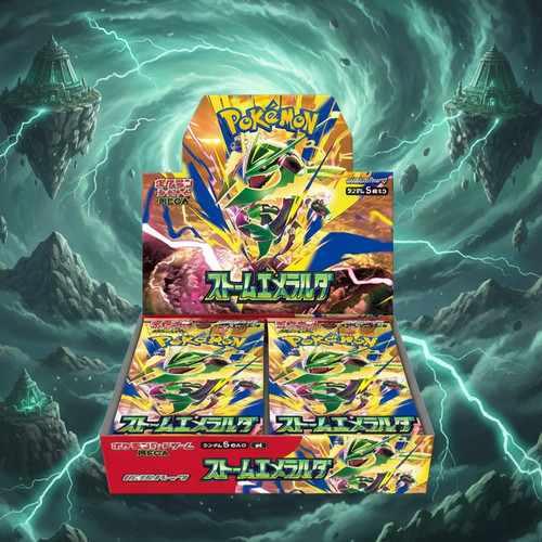 Storm Emeralda Booster Box M6 Japanese Pokemon Mega Evolution EX US Seller PSL