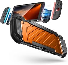 SUPCASE Unicorn Beetle Pro Case for Nintendo Switch 2 2025, [Military-Grade Protection] [Joy Con Remove Friendly] Dockable Integrated Cover Accessories Compatible with Switch 2, Coral