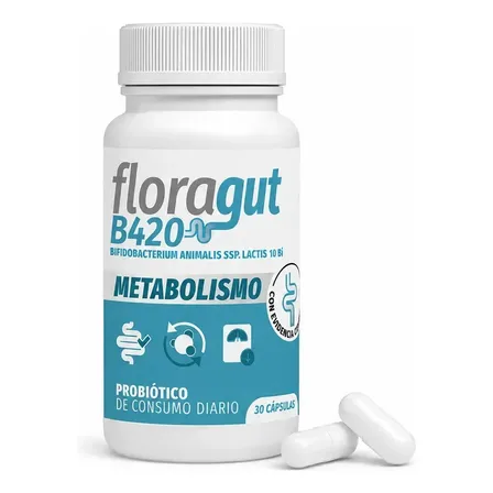 Suplemento en C&aacute;psula Floragut B420 Probiotico