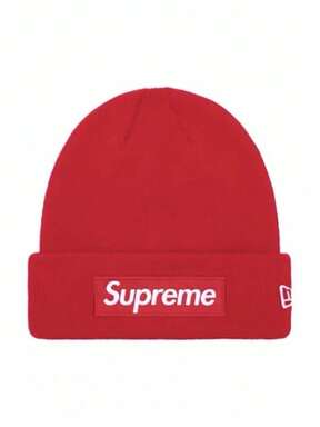 Supreme Box Logo Beanie (BOGO) | Authentic Unisex Knitted Acrylic Headwear | Essential Streetwear Cold Weather Accessory  71% OFF