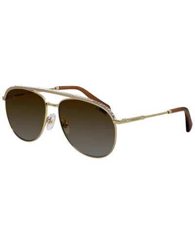 Swarovski Women's Sk7005 58Mm Polarized Sunglasses Women's Gold