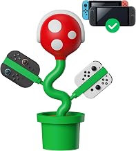 Switch 2 TV Dock for Nintendo Switch2/1/OLED Docking Station with Cooling Fan, Chargering Dock for Switch 2/1 Joypads, Piranha Dock Duo with 4K 60Hz HD/USB 2.0/USB-C Ports, Cute Gaming Gift